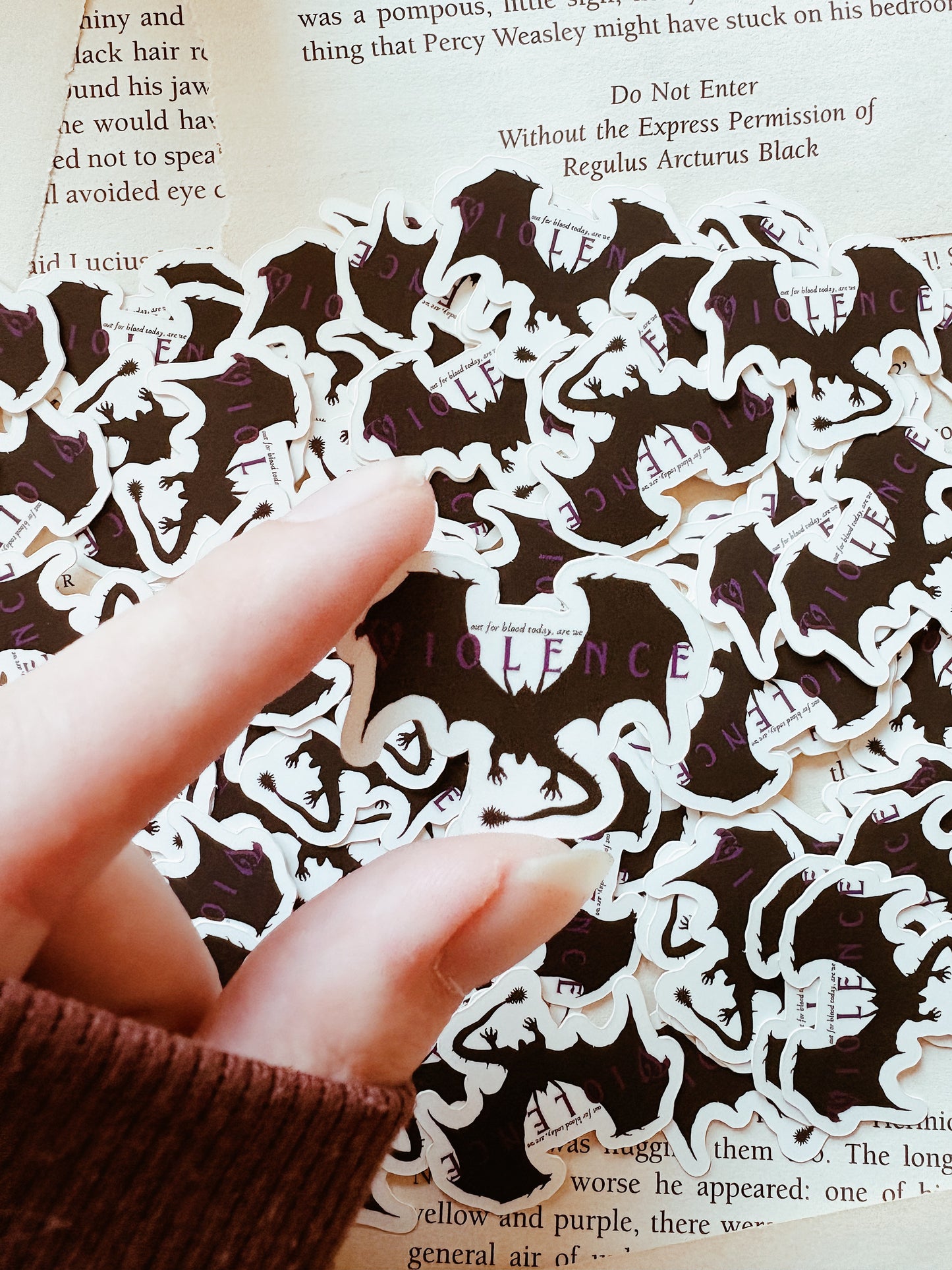 Violence Sticker - Small