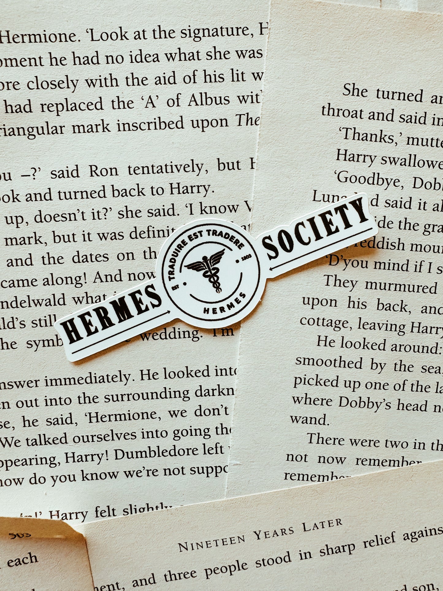 Hermes Society Sticker
