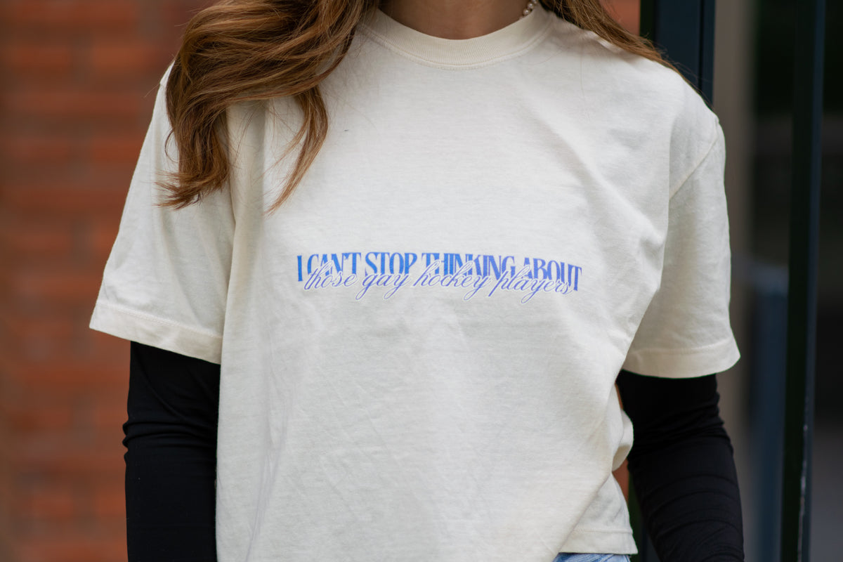 Gay Hockey Players Boxy Shirt