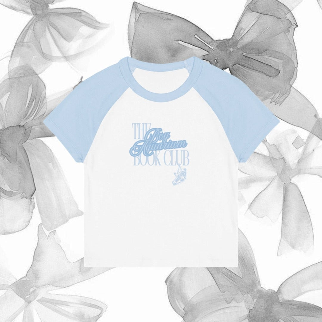 Boy Aquarium Book Club Baby Tee